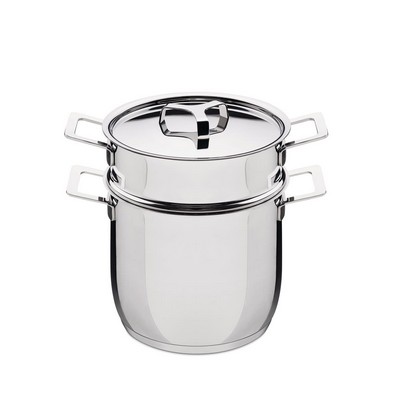 ALESSI Alessi-Pots&Pans Pasta-set in 18/10 stainless steel suitable for induction